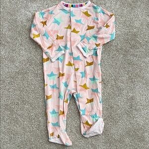 Magnetic Me Pink and Gold Star Footie